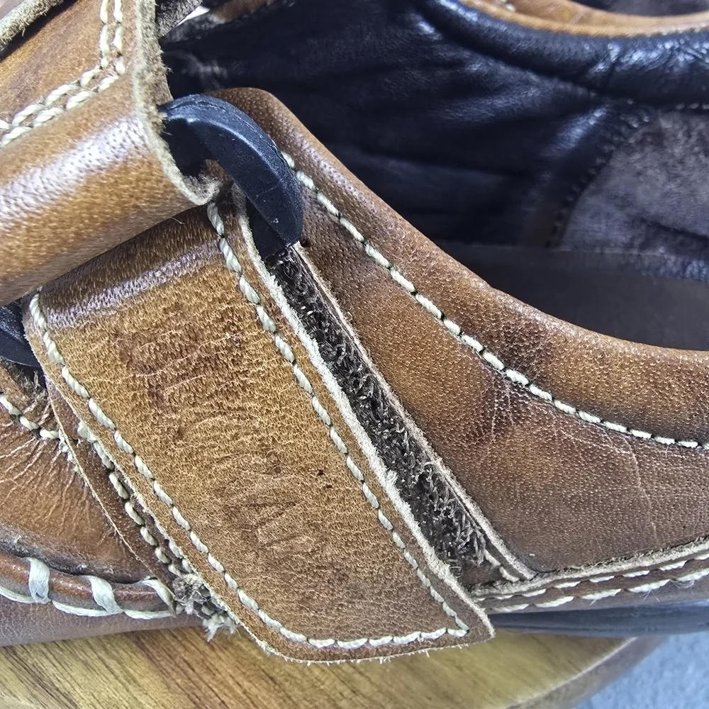 Buckaroo men's cameron tan leather sandals size 42 ,shoes**SALE**